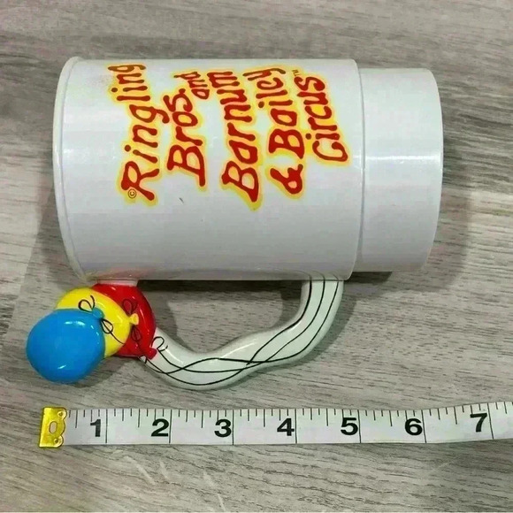 Vintage Ringling Brothers Circus Barnum Bailey Plastic Clown Cup Mug Handle - Picture 6 of 7